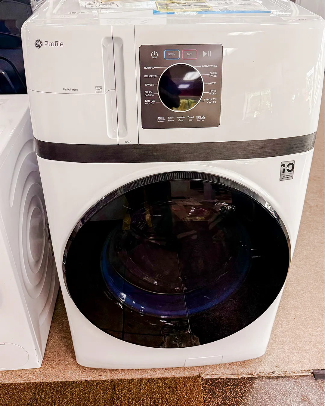 GE Profile washer dryer combo at Compare Deals