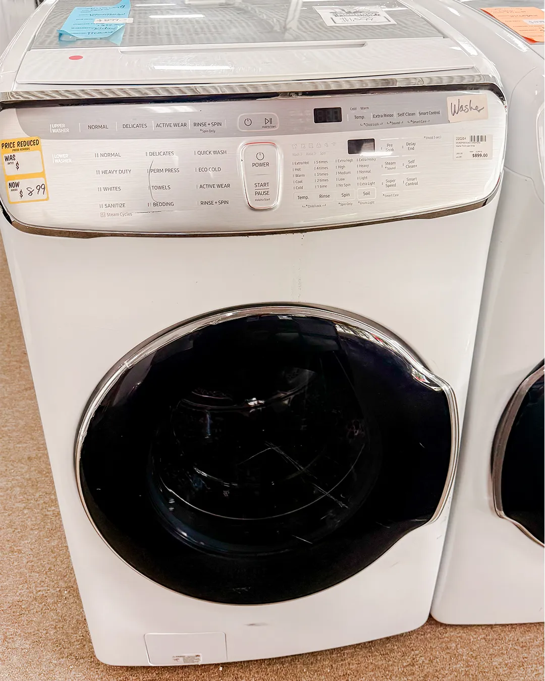 Samsung FlexWash washer deal at Compare Deals