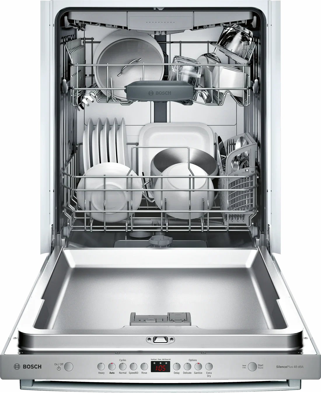 Bosch SHXM4AY55N Built-In Dishwasher features
