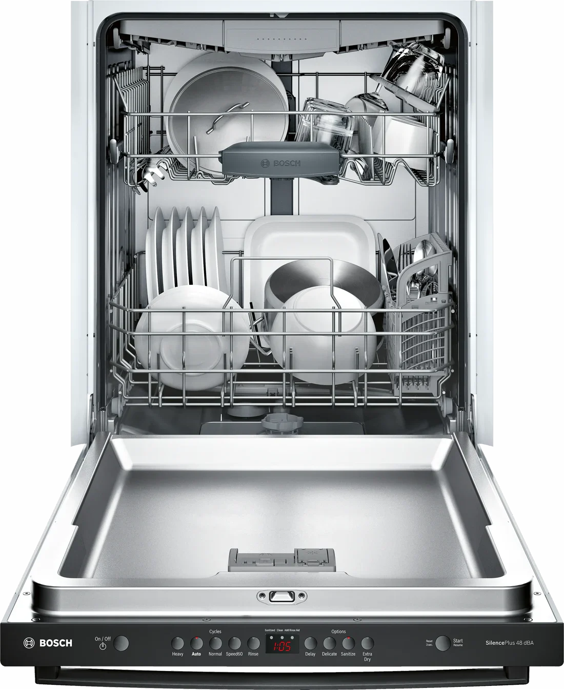 Bosch SHXM4AY56N Built-In Dishwasher features