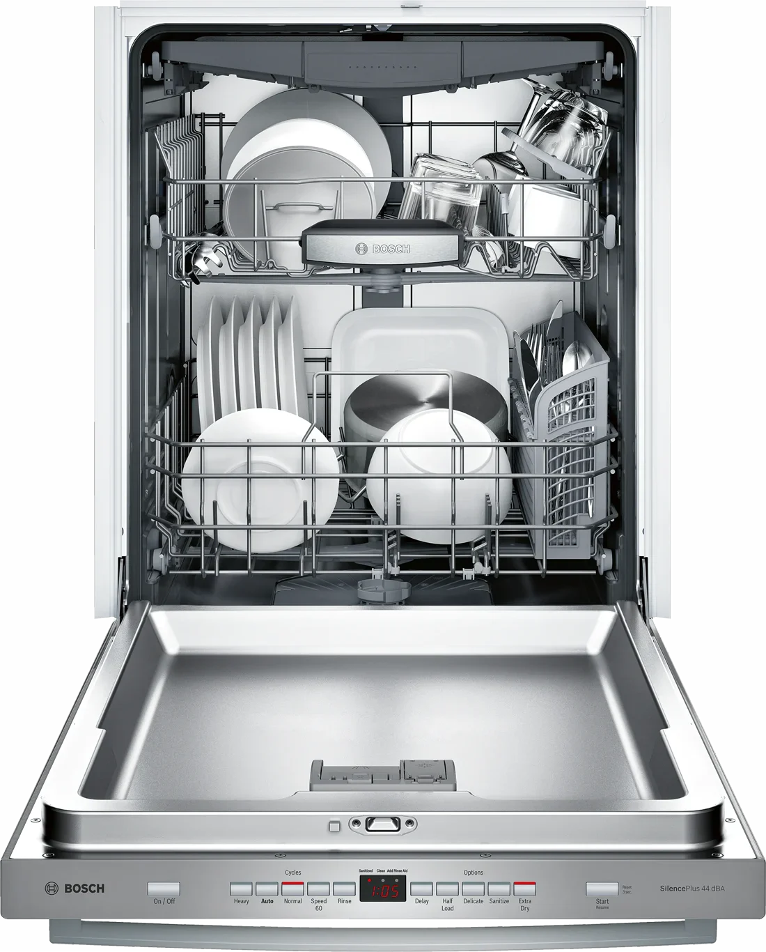 Bosch SHXM65W55N Built-In Dishwasher features