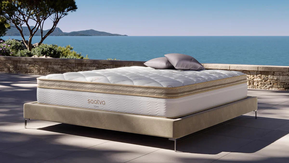 Saatva Solaire Adjustable Firmness construction