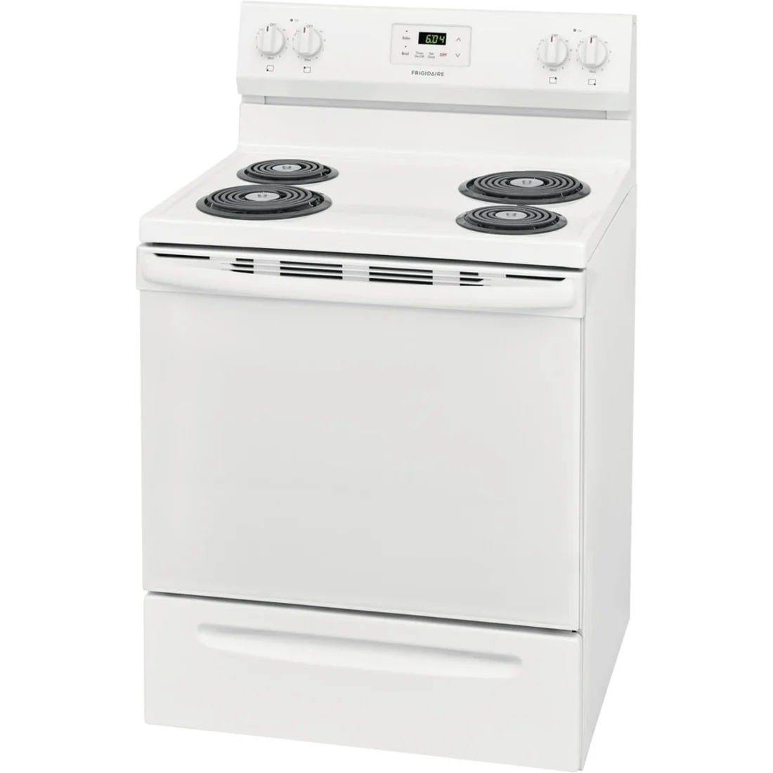 Frigidaire FCRC3005AW Freestanding Electric Range features