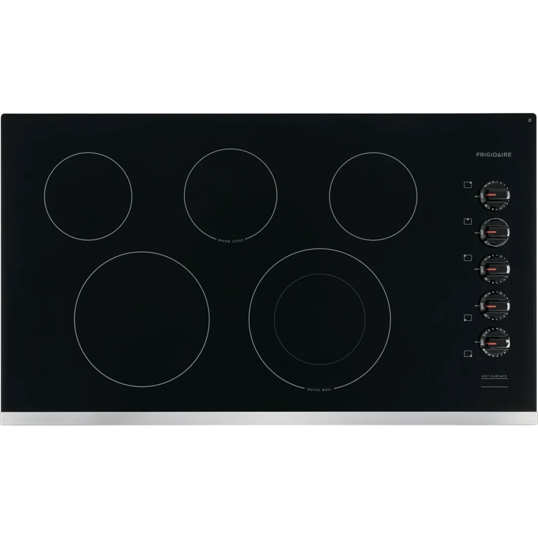 Frigidaire FFEC3625UB Electric Cooktop features