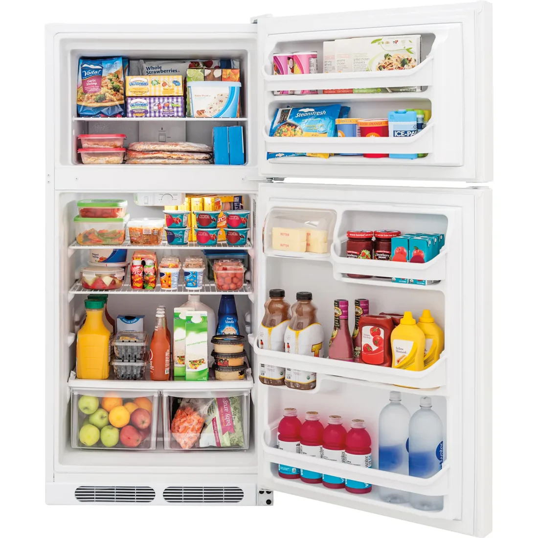 Frigidaire FFHT1514TW Top-Freezer Refrigerator features