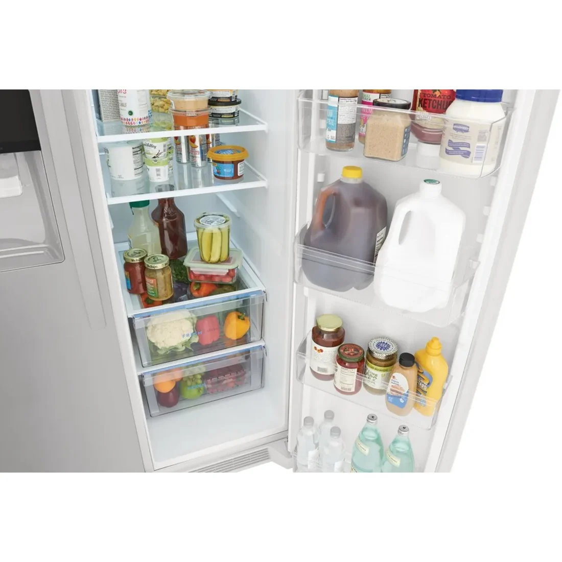 Frigidaire FRSS2623AW Side-by-Side Refrigerator features