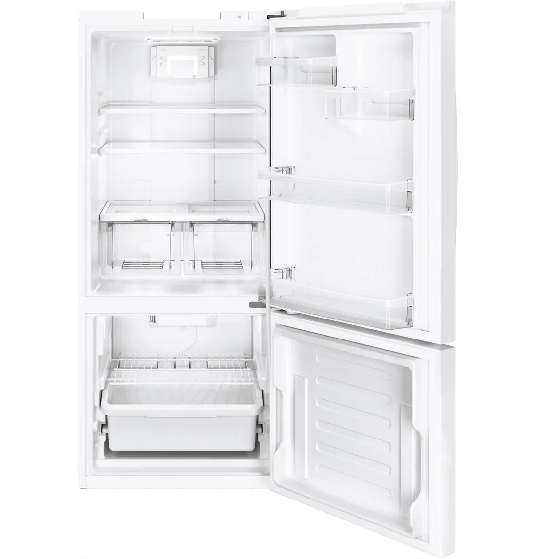 GE GBE21DGKWW Bottom-Freezer Refrigerator photo 3