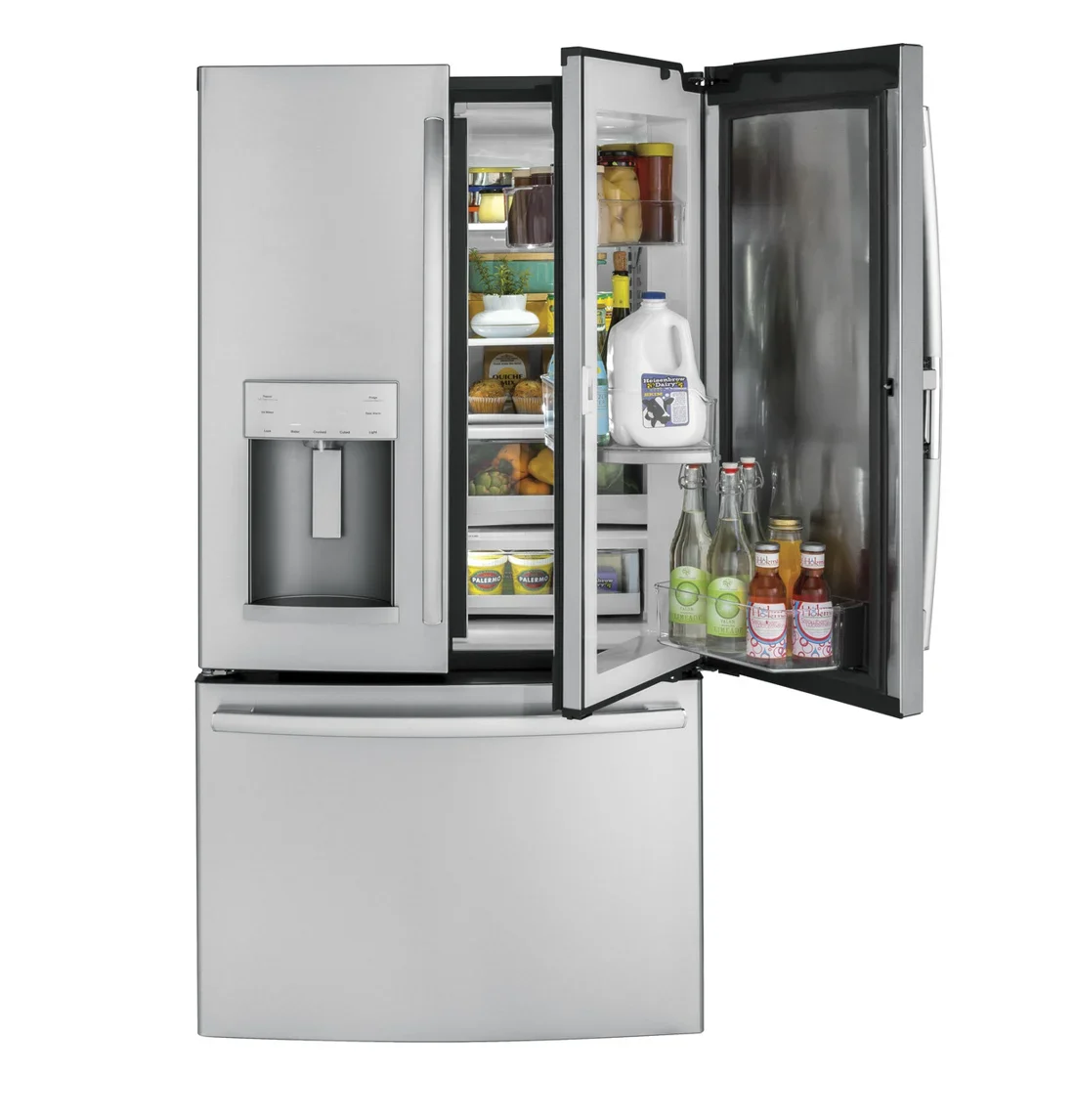 GE GFD28GSLSS refrigerator at Compare Deals outlet serving Hampton GA