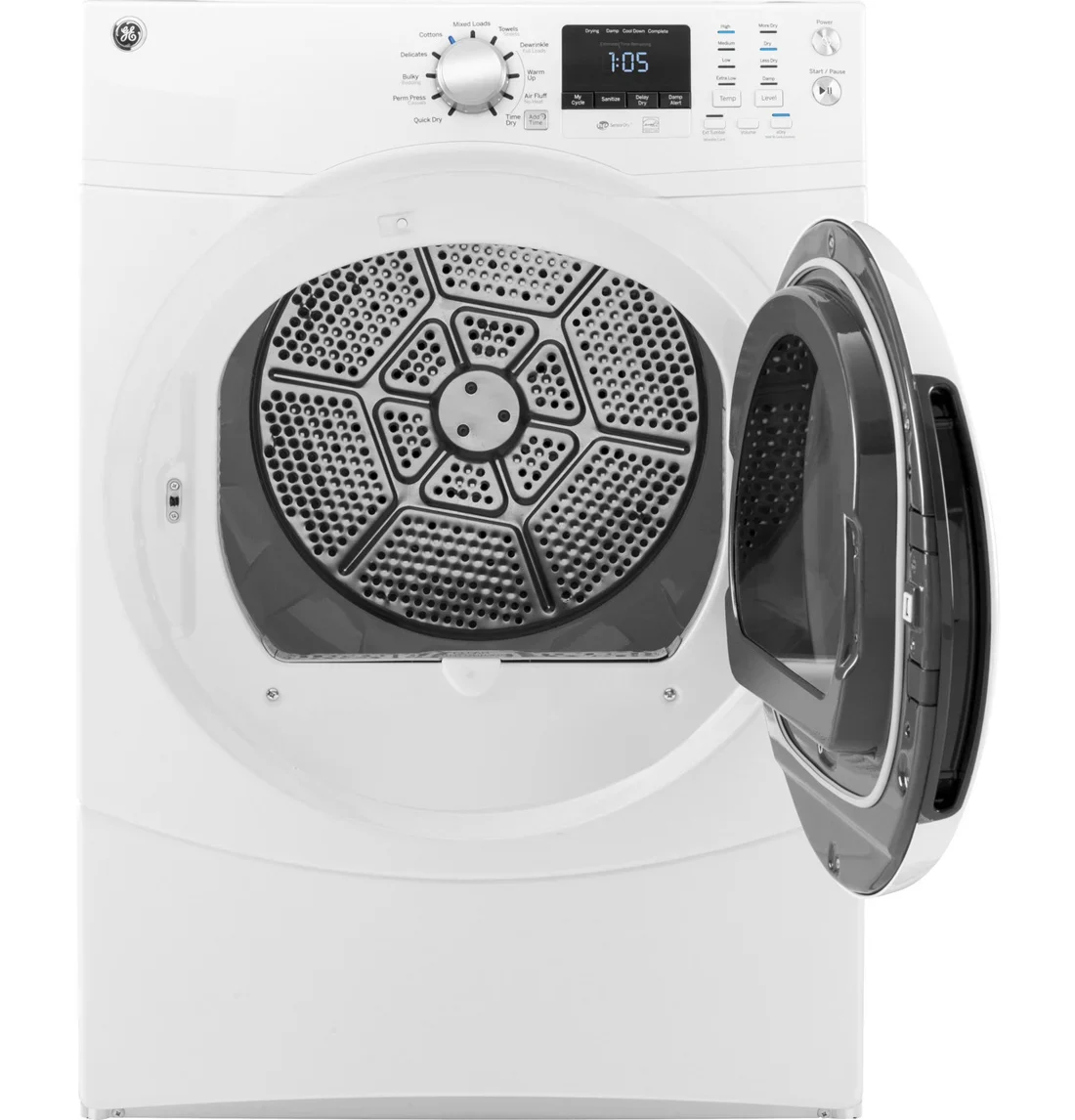 GE GFD43ESSMWW Electric Dryer photo 2