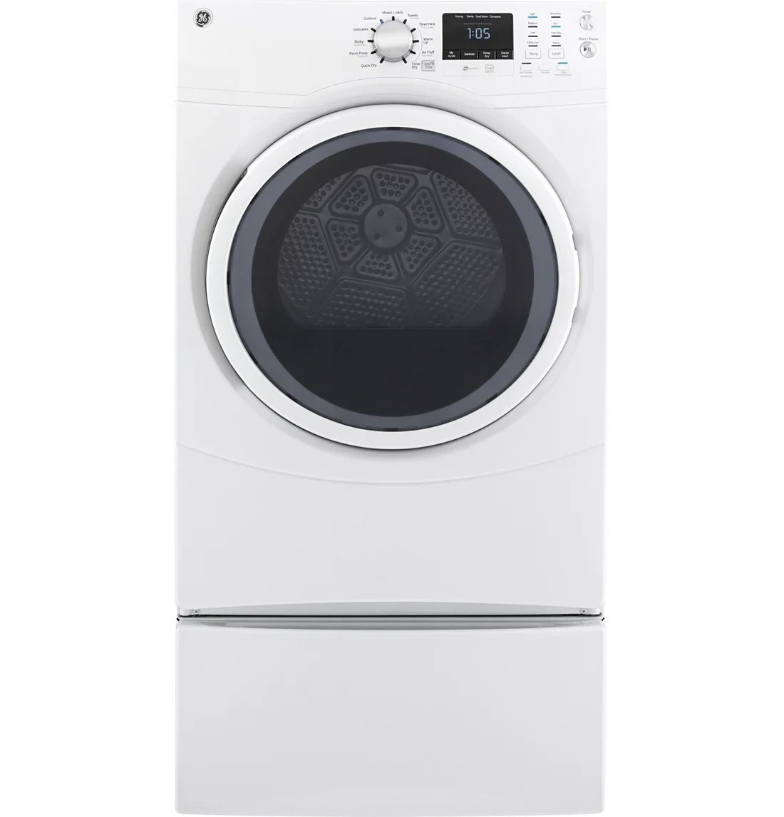 GE GFD43ESSMWW Electric Dryer photo 3