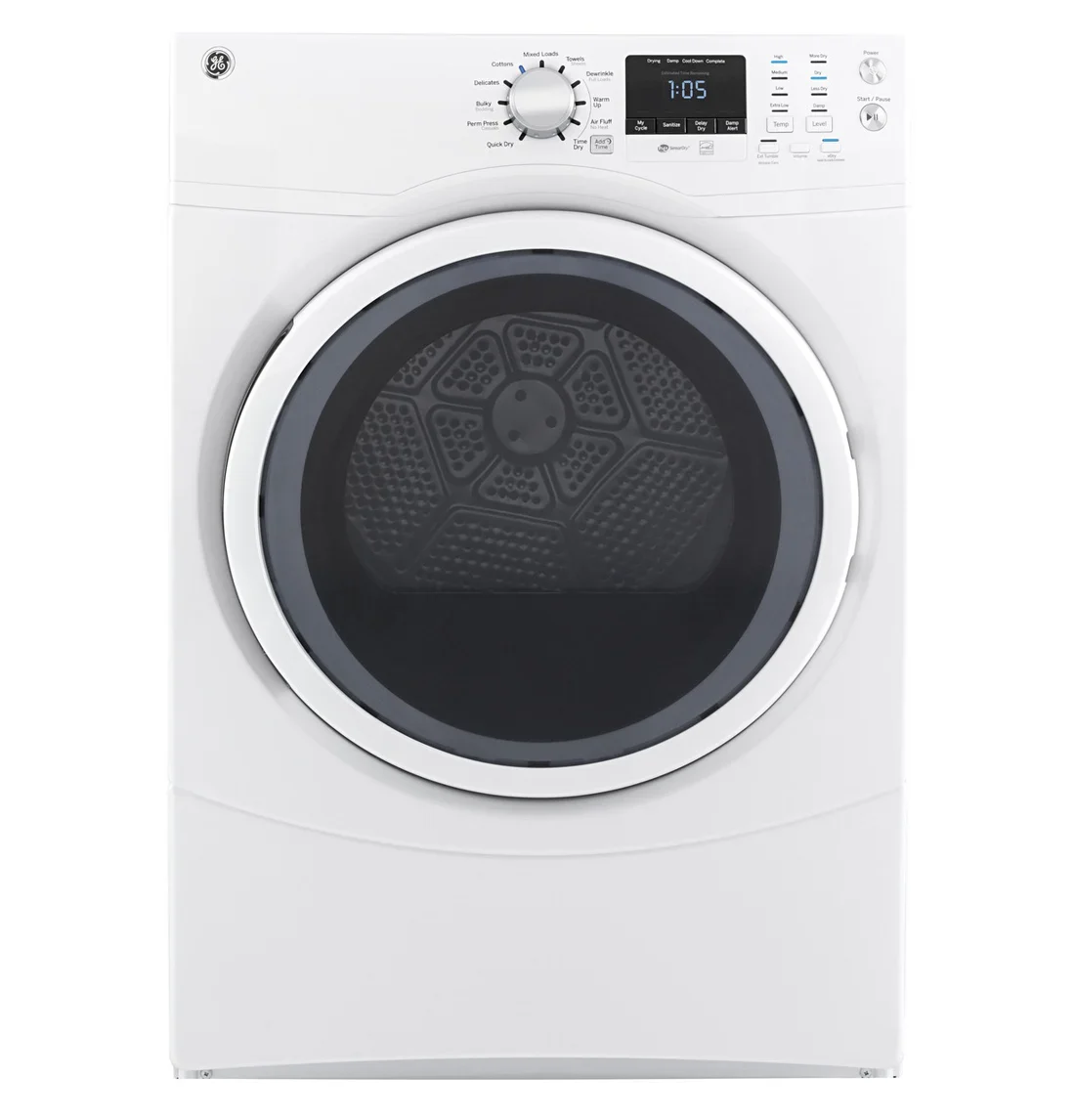 GE GFD43ESSMWW Electric Dryer at Compare Deals Atlanta