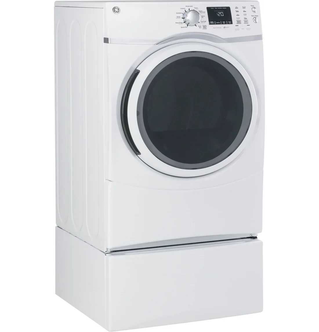 GE GFD45GSSMWW Gas Dryer features