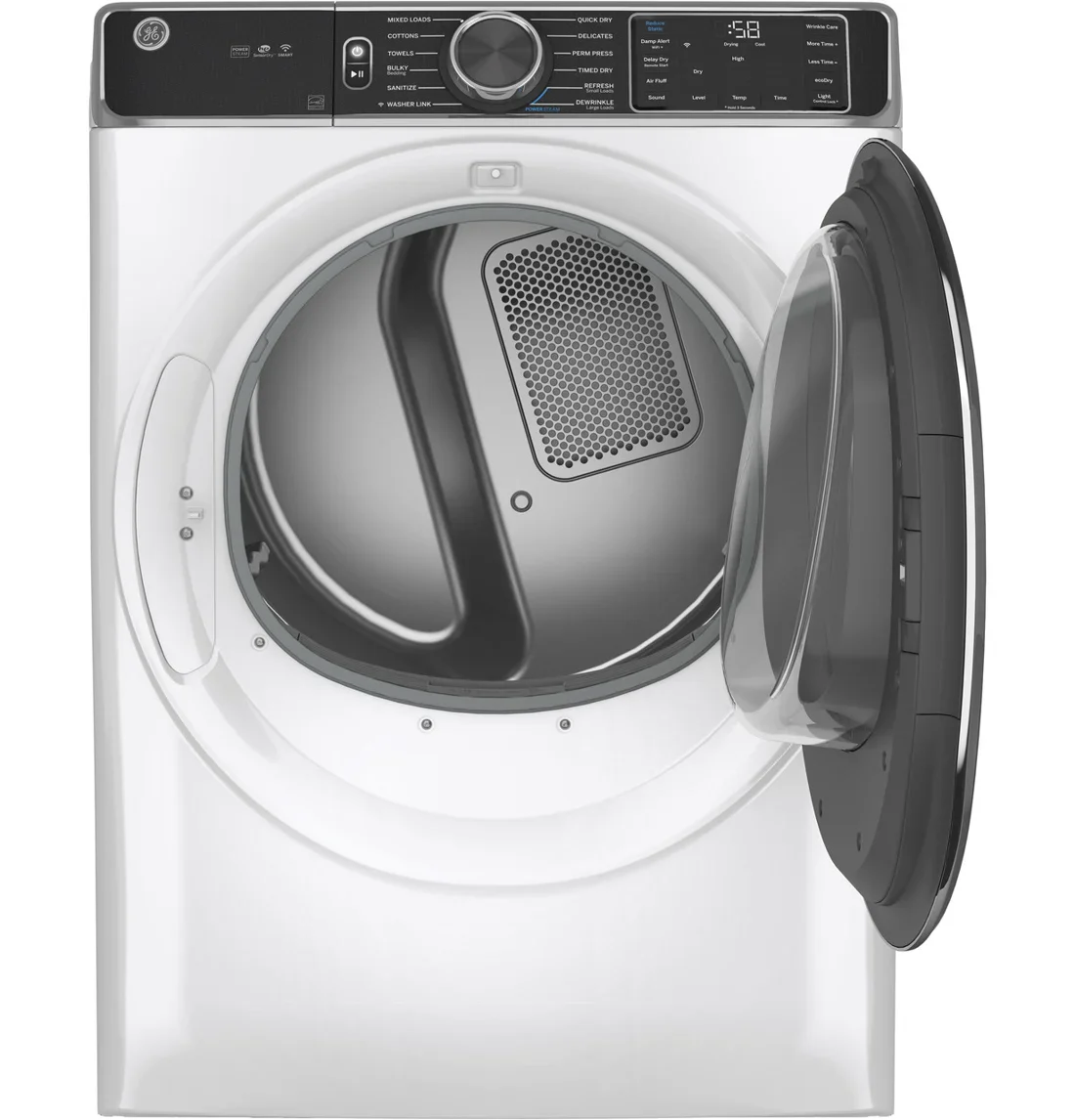 GE GFD85ESSNWW Electric Dryer features