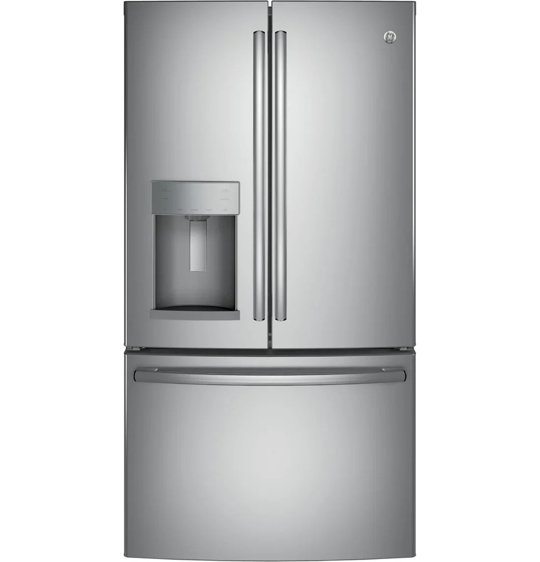 GE GFE28GSKSS refrigerator at Compare Deals outlet serving Morrow GA