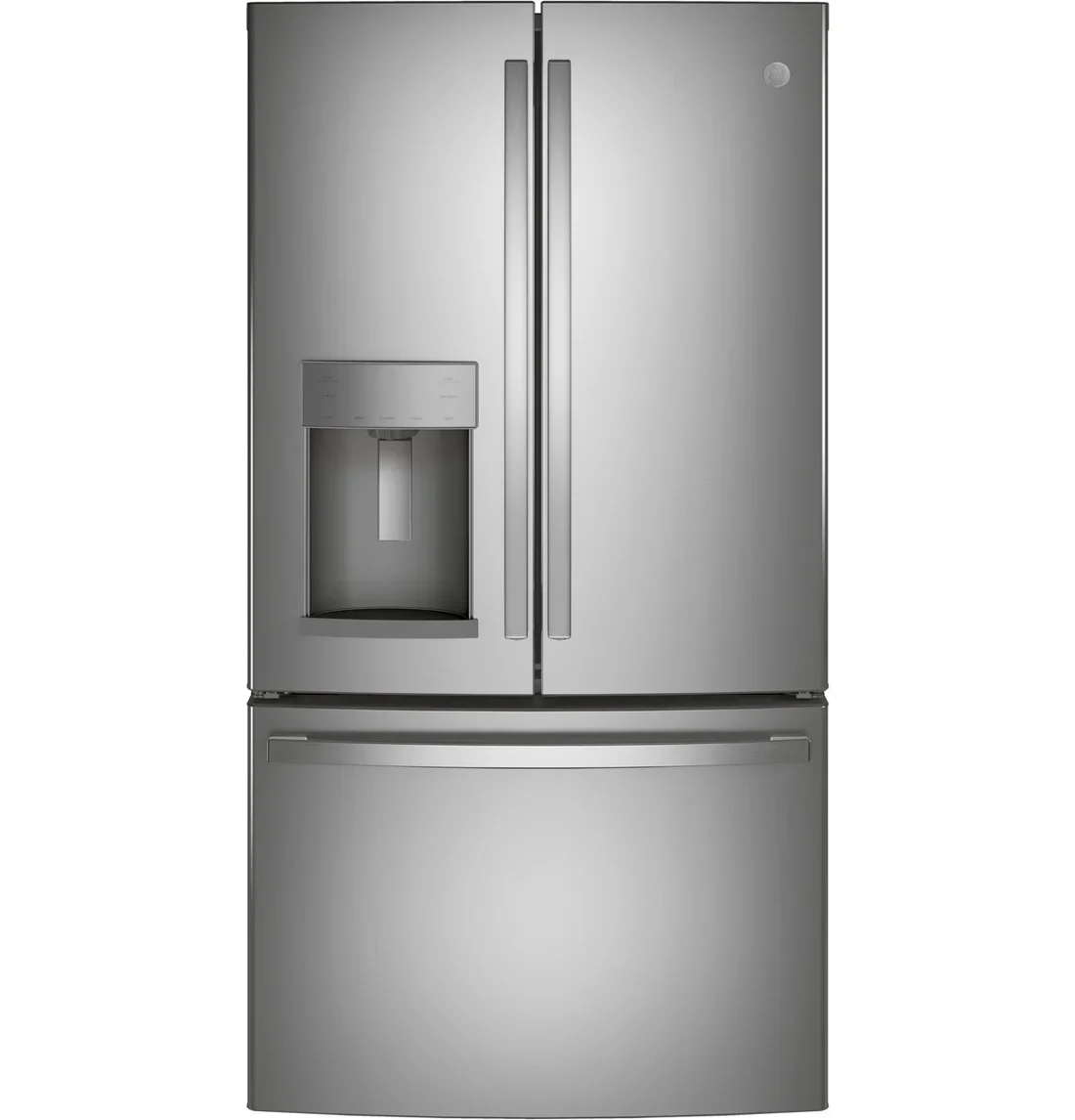 GE GFE28GYNFS refrigerator at Compare Deals outlet serving Morrow GA