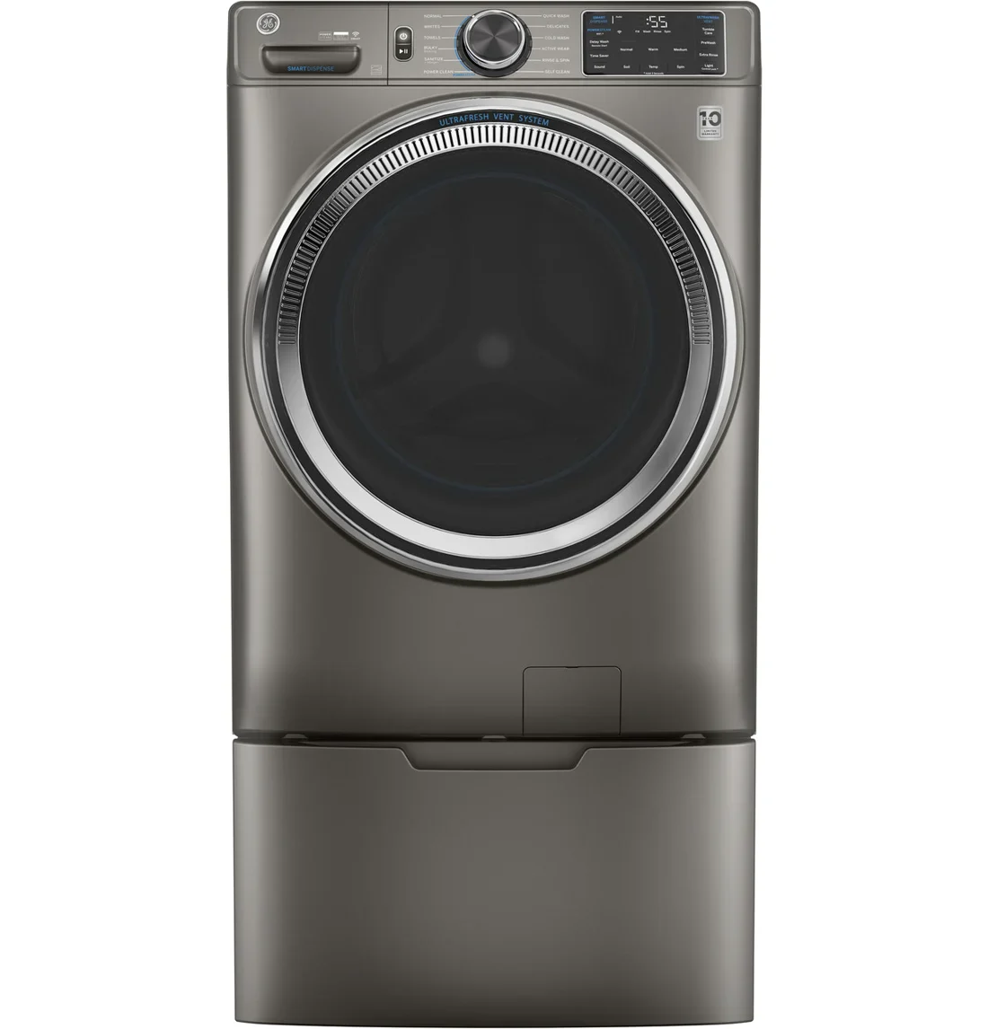 GE GFP1528PNSN Laundry Pedestal features
