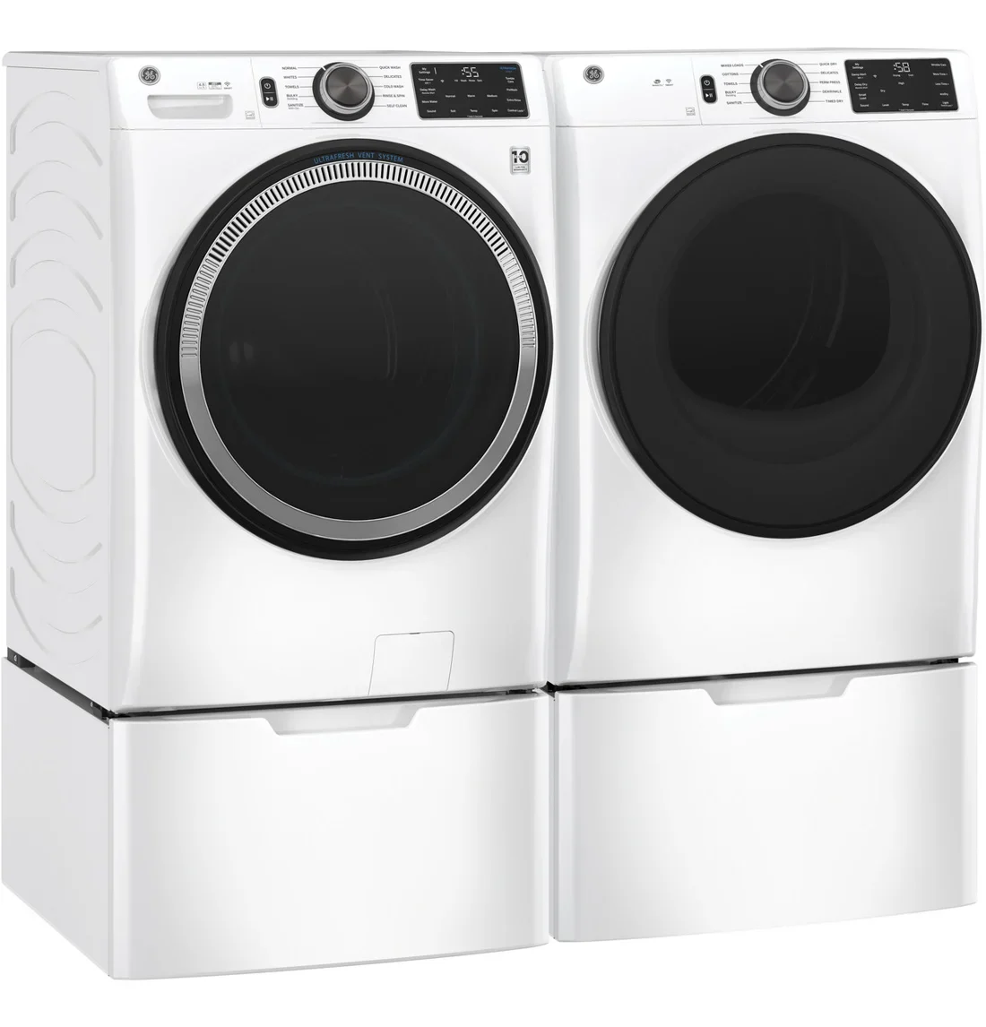 GE GFW550SSNWW Front Load Washer features