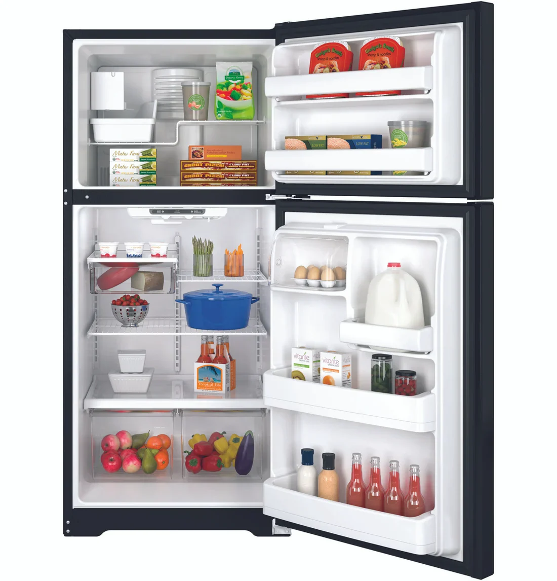 GE GIE18ETHBB Top-Freezer Refrigerator photo 2