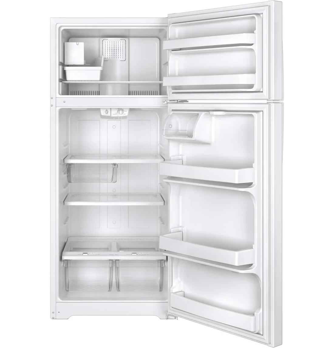 GE GIE18GTHWW Top-Freezer Refrigerator photo 3