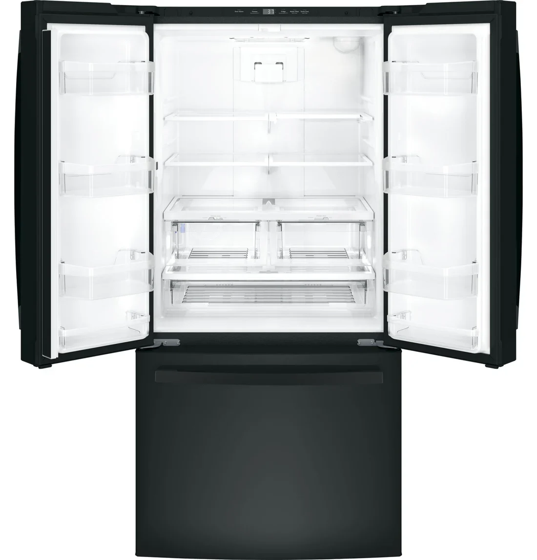 GE GNE25JGKBB French-Door Refrigerator photo 3