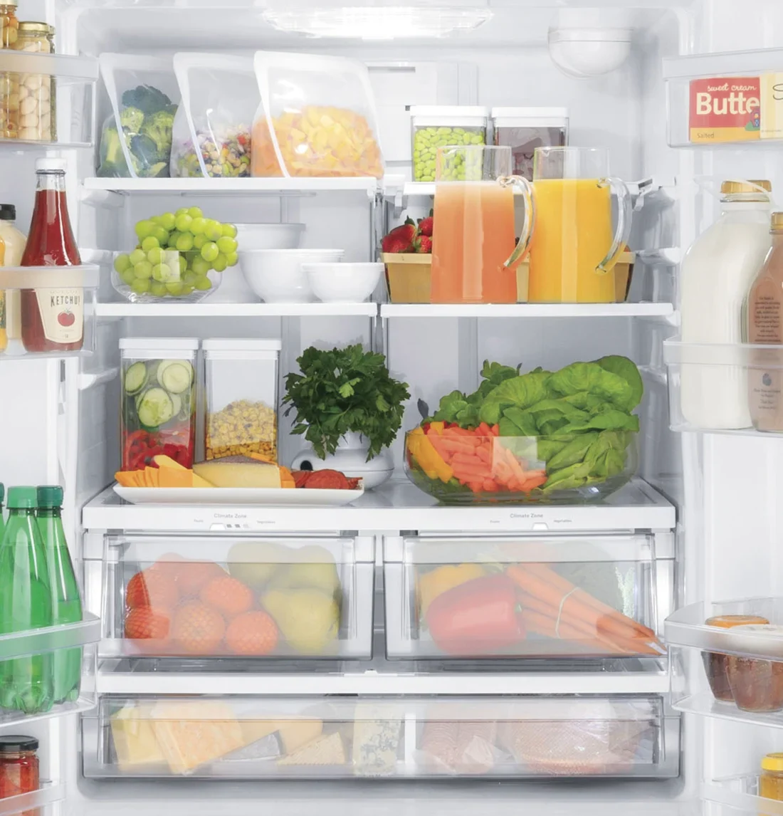 GE GNE25JGKWW French-Door Refrigerator photo 4