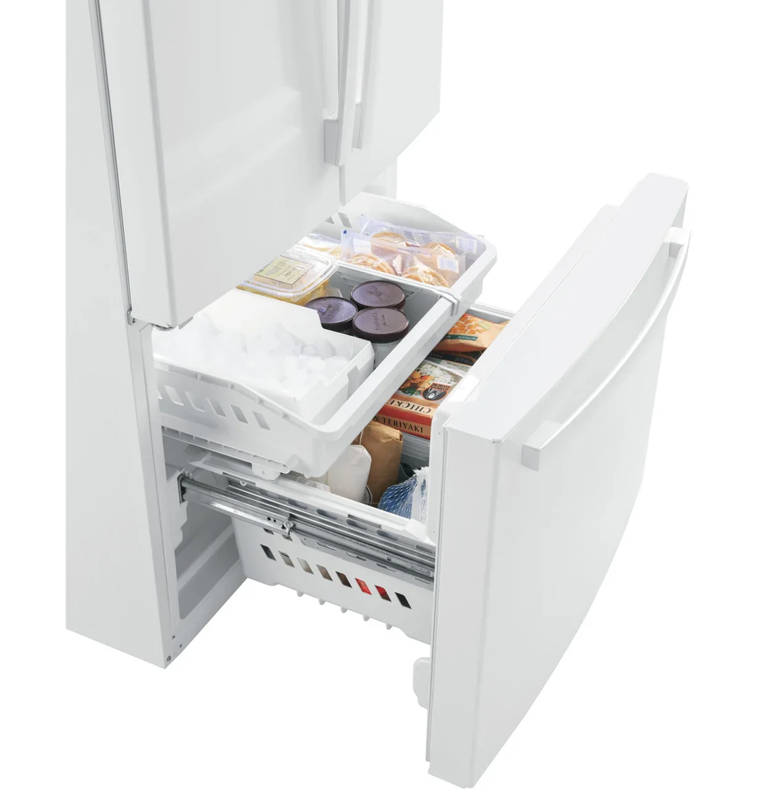 GE GNE25JGKWW French-Door Refrigerator photo 5