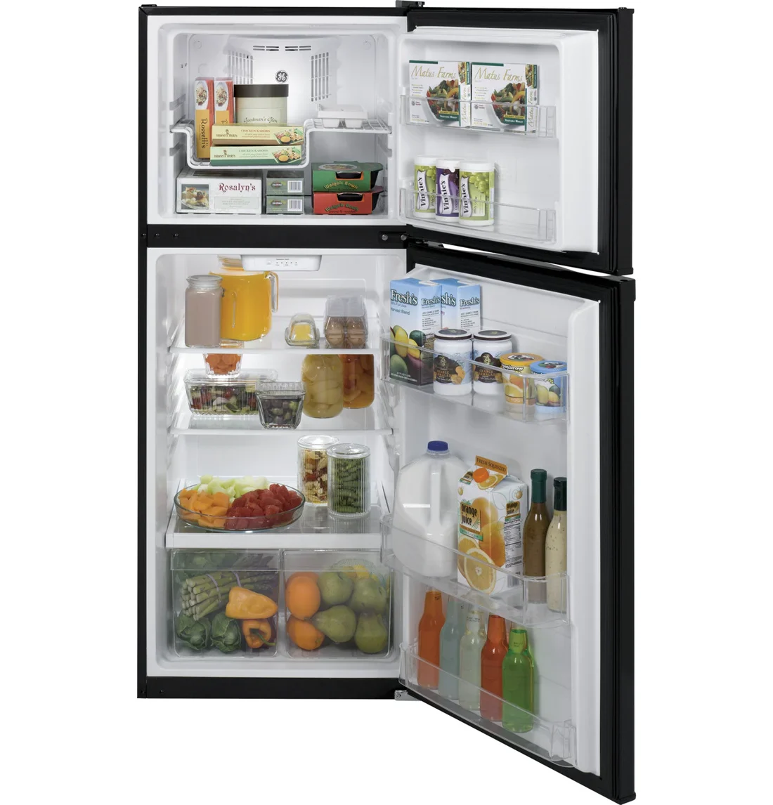 GE GPE12FGKBB Top-Freezer Refrigerator photo 3