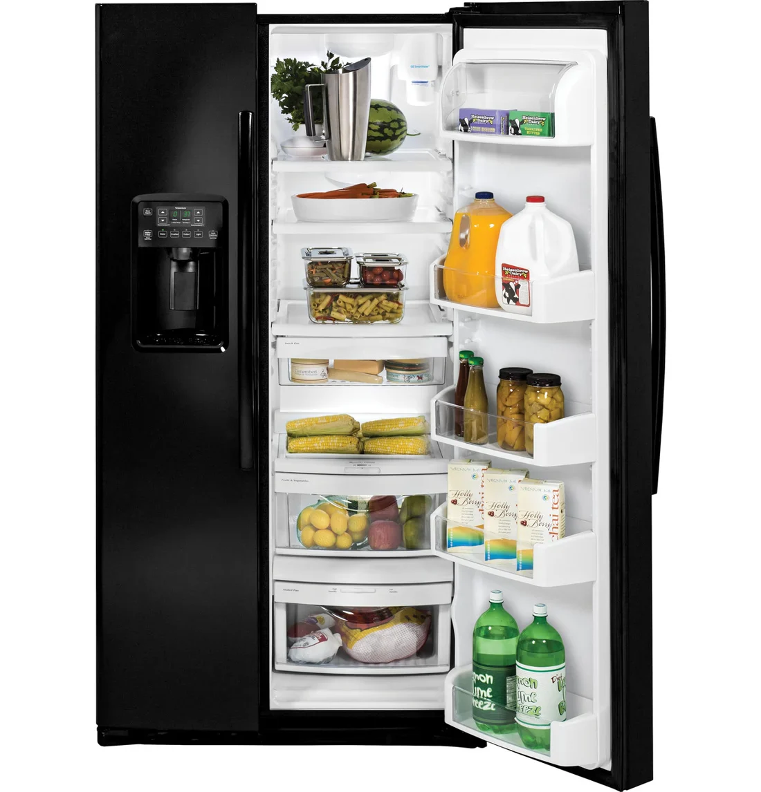 GE GSE25HGHBB Side-by-Side Refrigerator photo 2