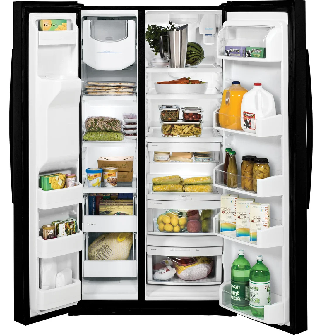 GE GSE25HGHBB Side-by-Side Refrigerator photo 3