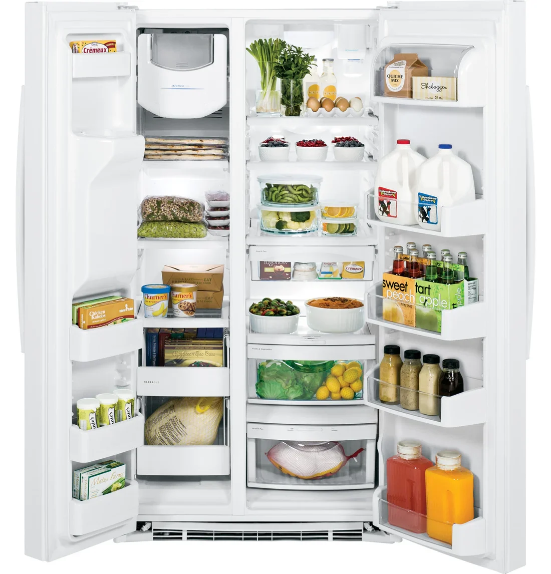 GE GSE25HGHWW Side-by-Side Refrigerator photo 3