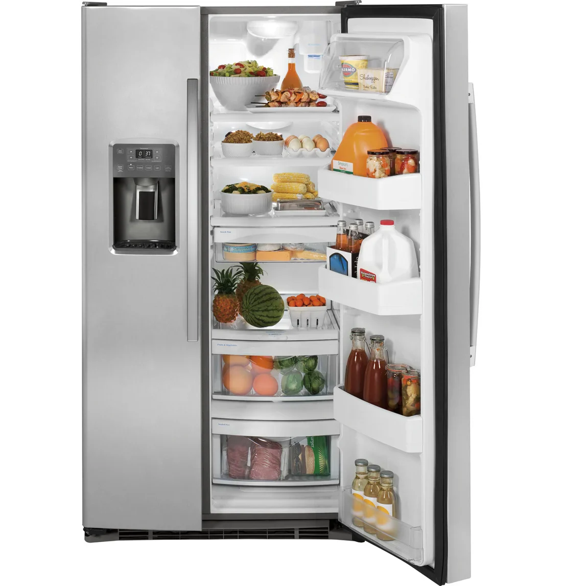 GE GSS25GSHSS Side-by-Side Refrigerator photo 2