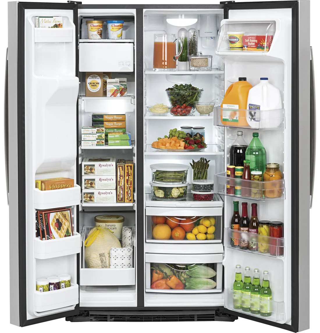 GE GSS25LSLSS Side-by-Side Refrigerator photo 2