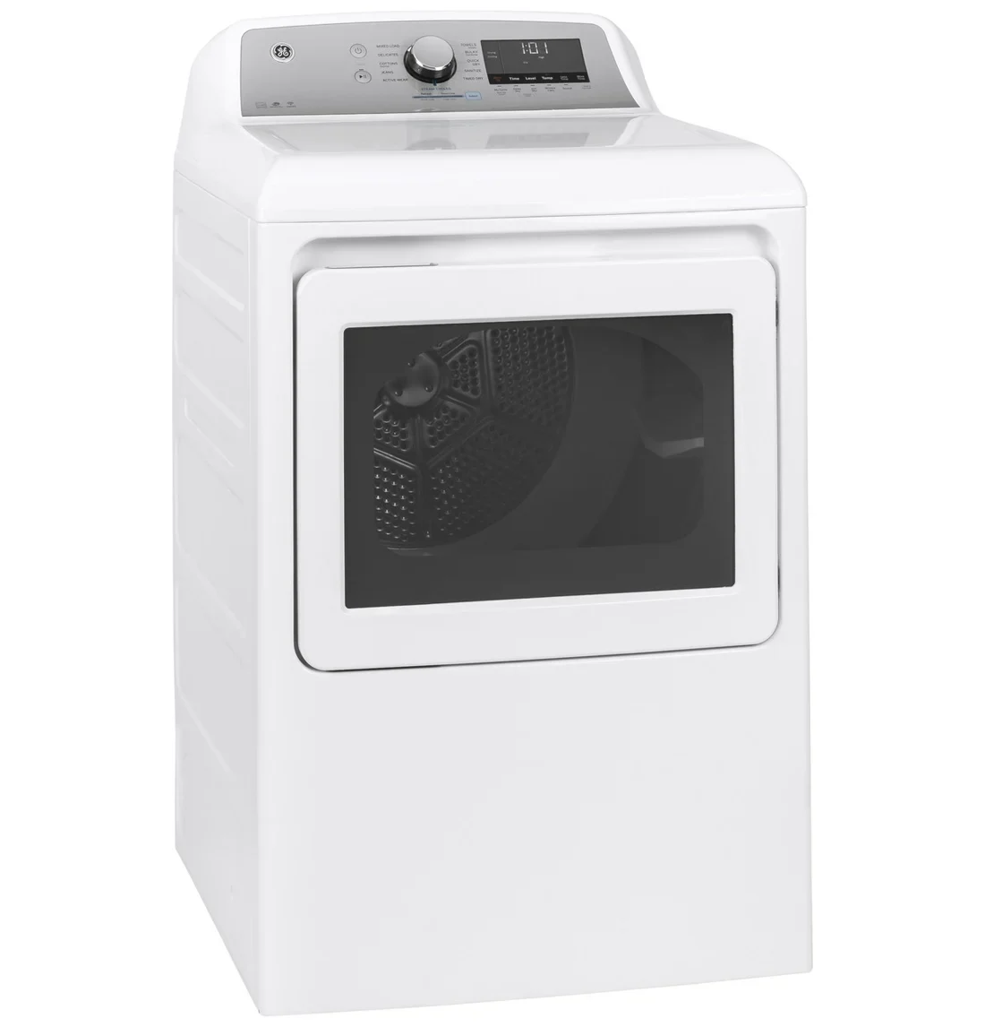 GE GTD84ECSNWS Electric Dryer photo 2