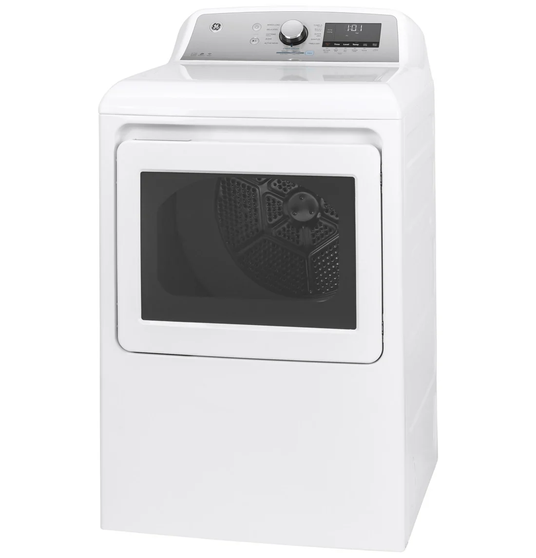 GE GTD84ECSNWS Electric Dryer photo 3