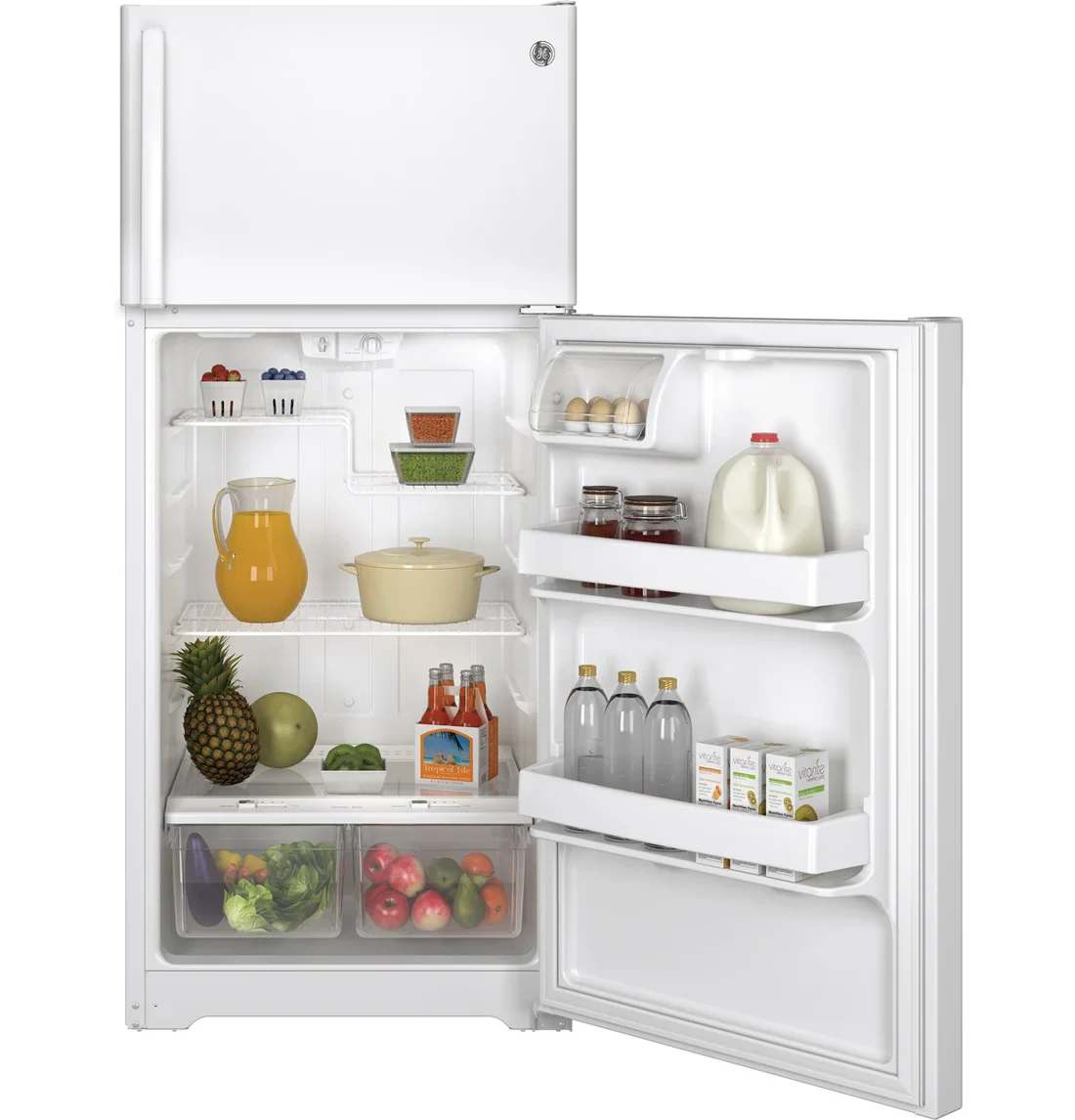 GE GTE16DTHWW Top-Freezer Refrigerator photo 5