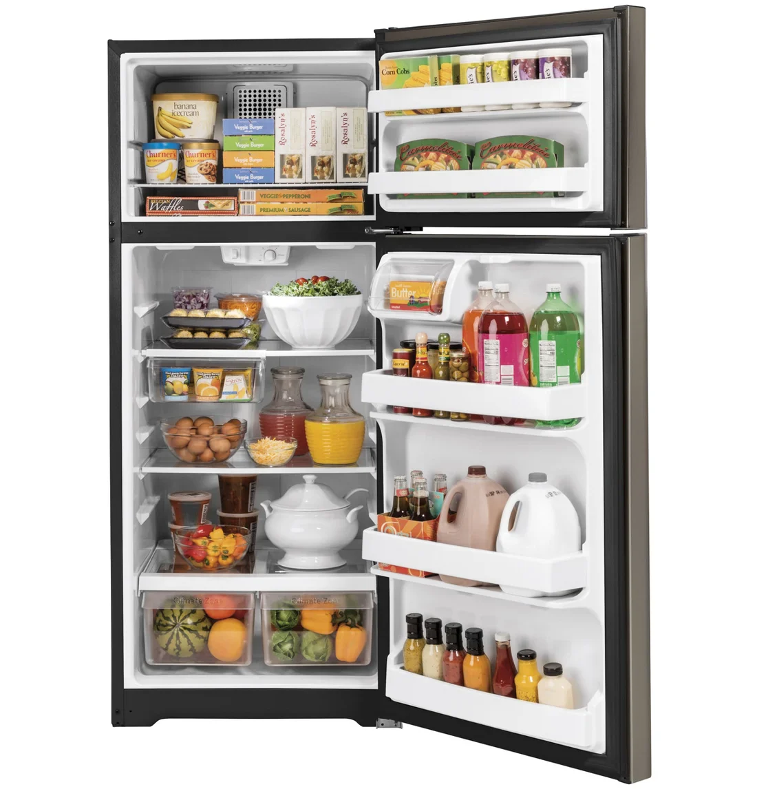 GE GTE18GMNRES Top-Freezer Refrigerator photo 2