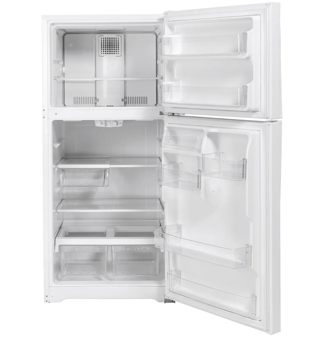 GE GTE19JTNRWW Top-Freezer Refrigerator features