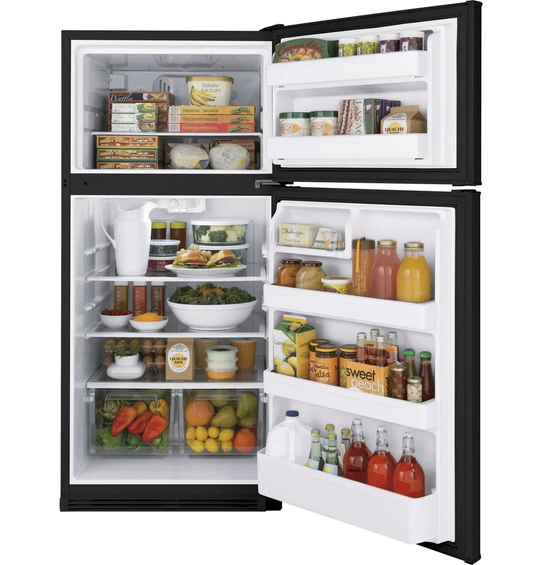 GE GTS18FGLBB Top-Freezer Refrigerator photo 2