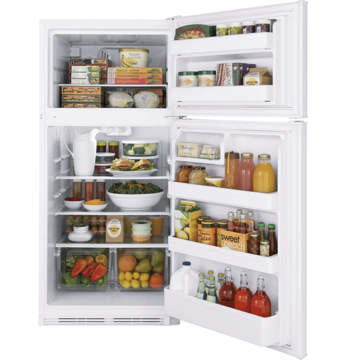 GE GTS18FGLWW Top-Freezer Refrigerator photo 2