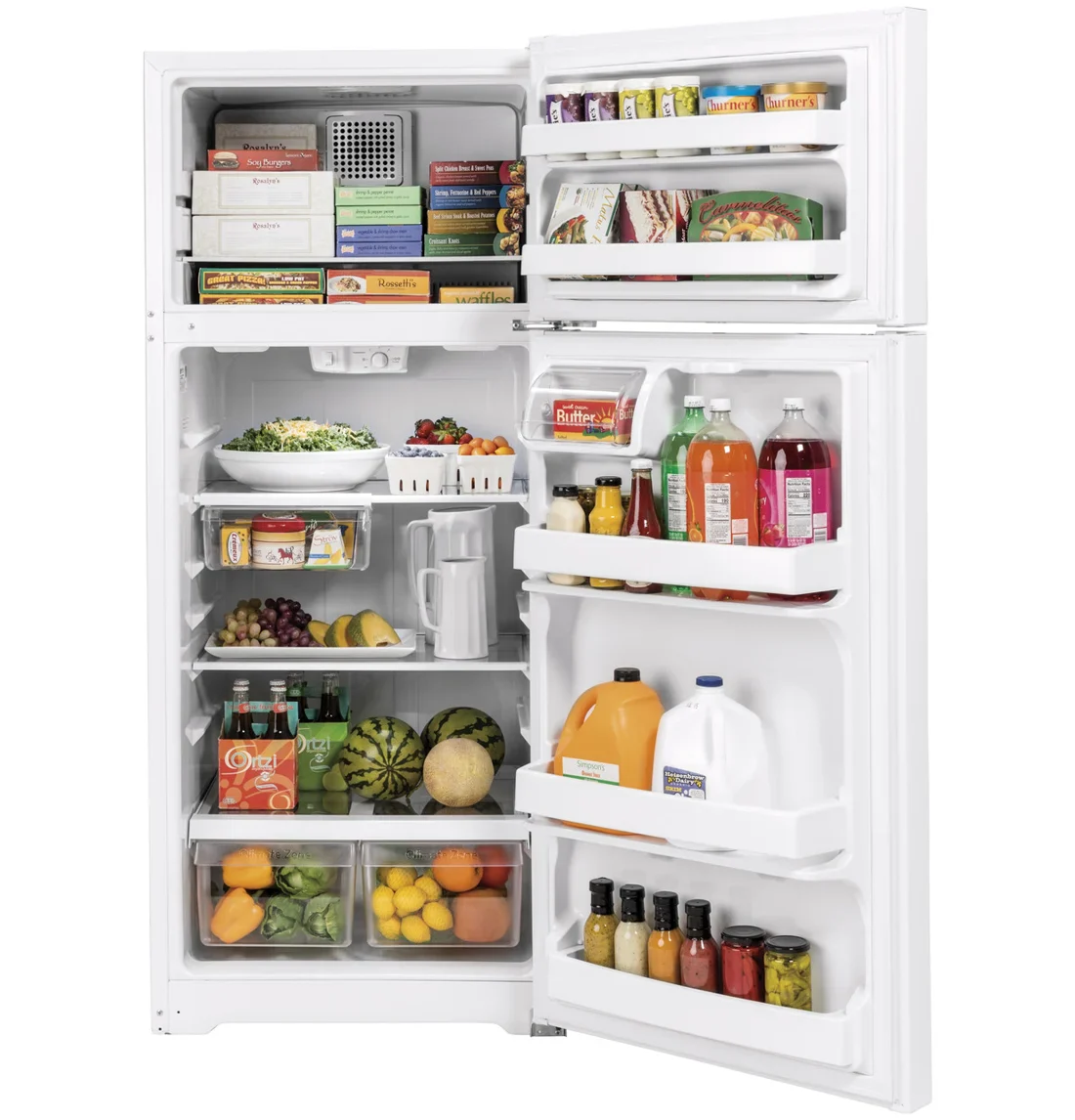 GE GTS18HGNRWW Top-Freezer Refrigerator photo 2
