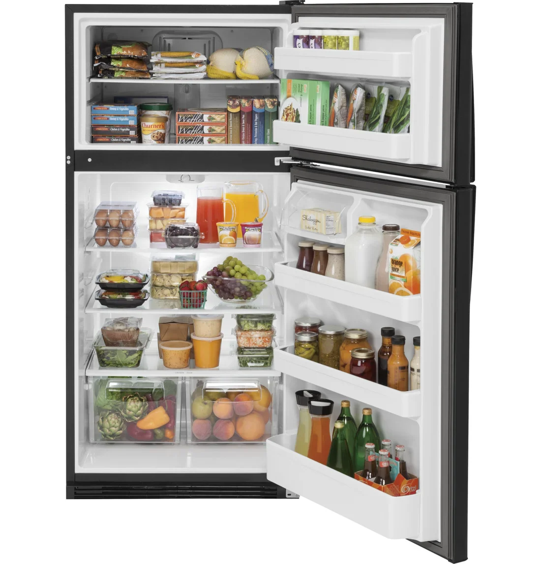 GE GTS21FGKBB Top-Freezer Refrigerator photo 2