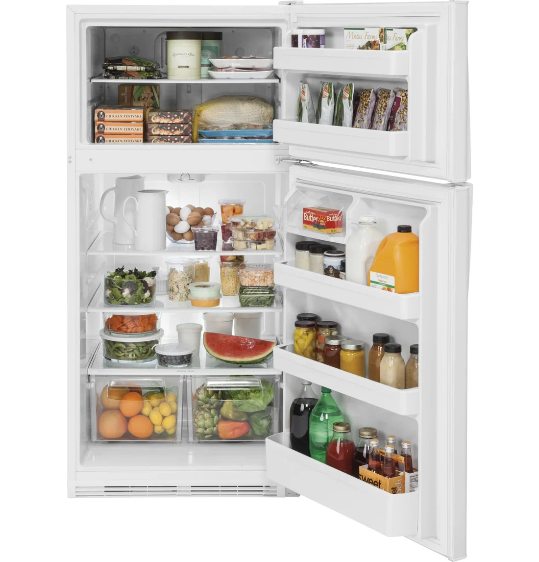 GE GTS21FGKWW Top-Freezer Refrigerator photo 2