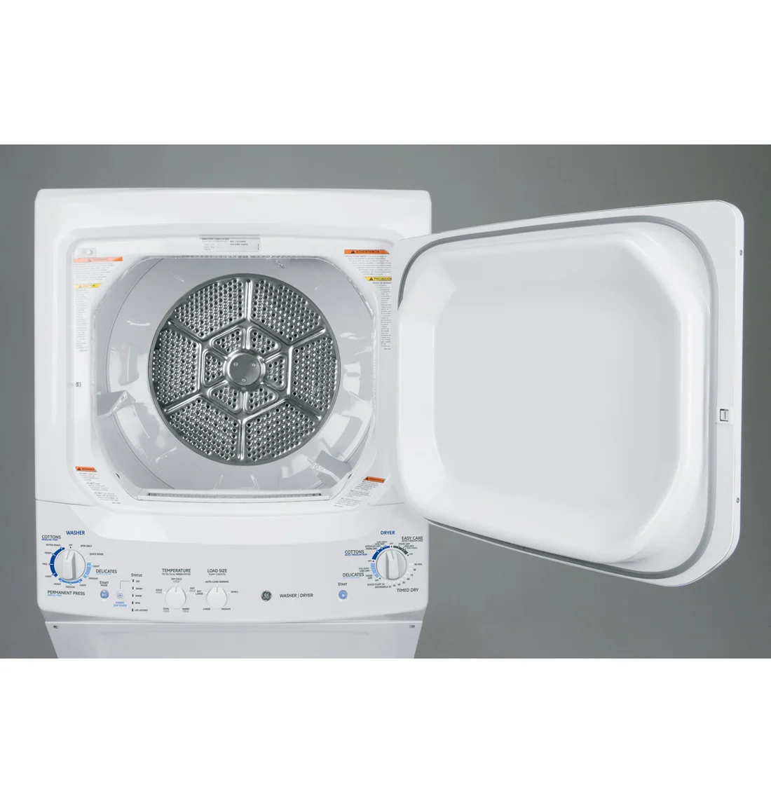 GE GTUN275EMWW Laundry Center features