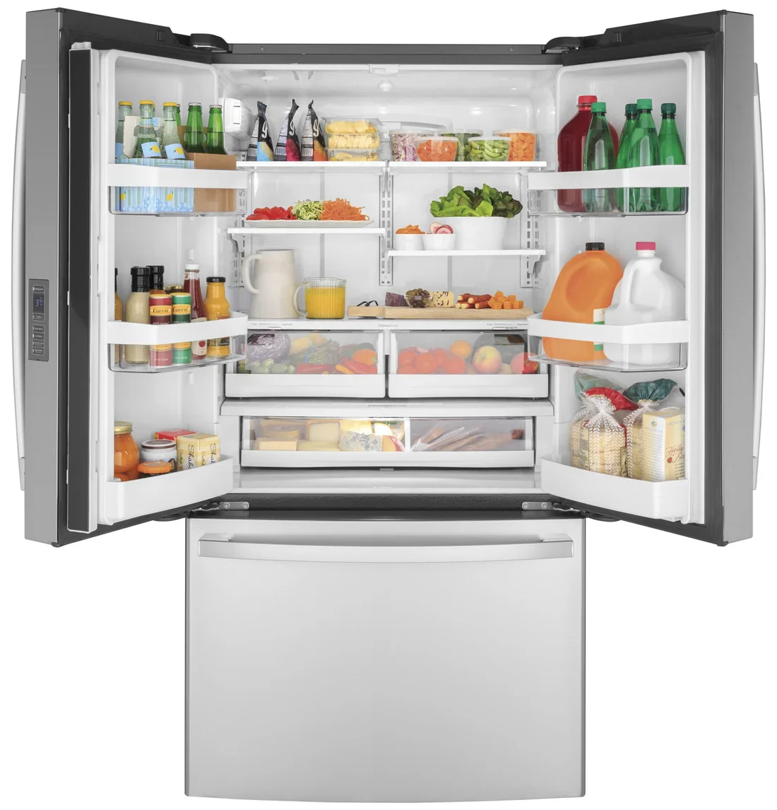 GE GWE23GYNFS French-Door Refrigerator photo 2