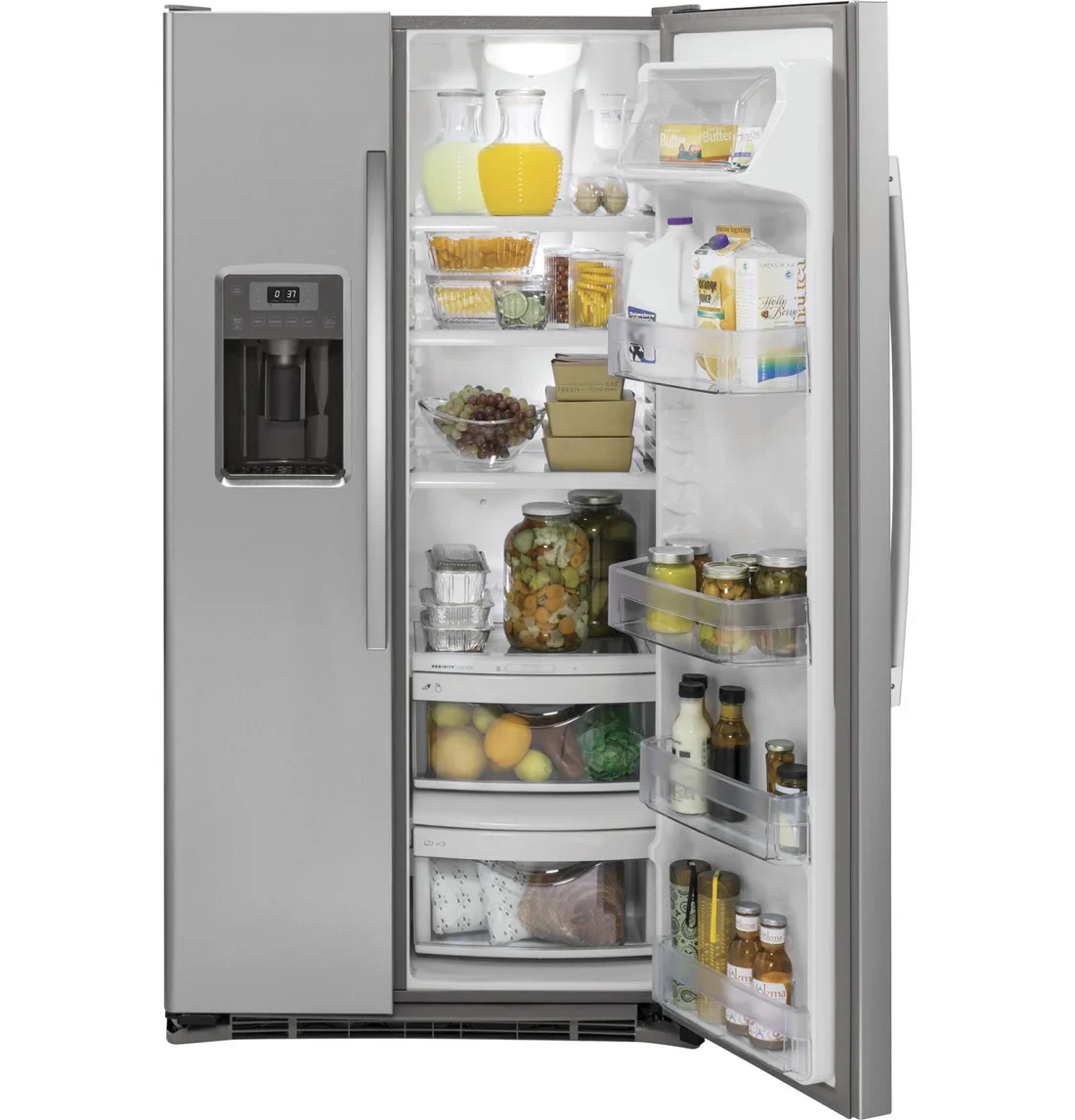 GE GZS22DSJSS Side-by-Side Refrigerator photo 2