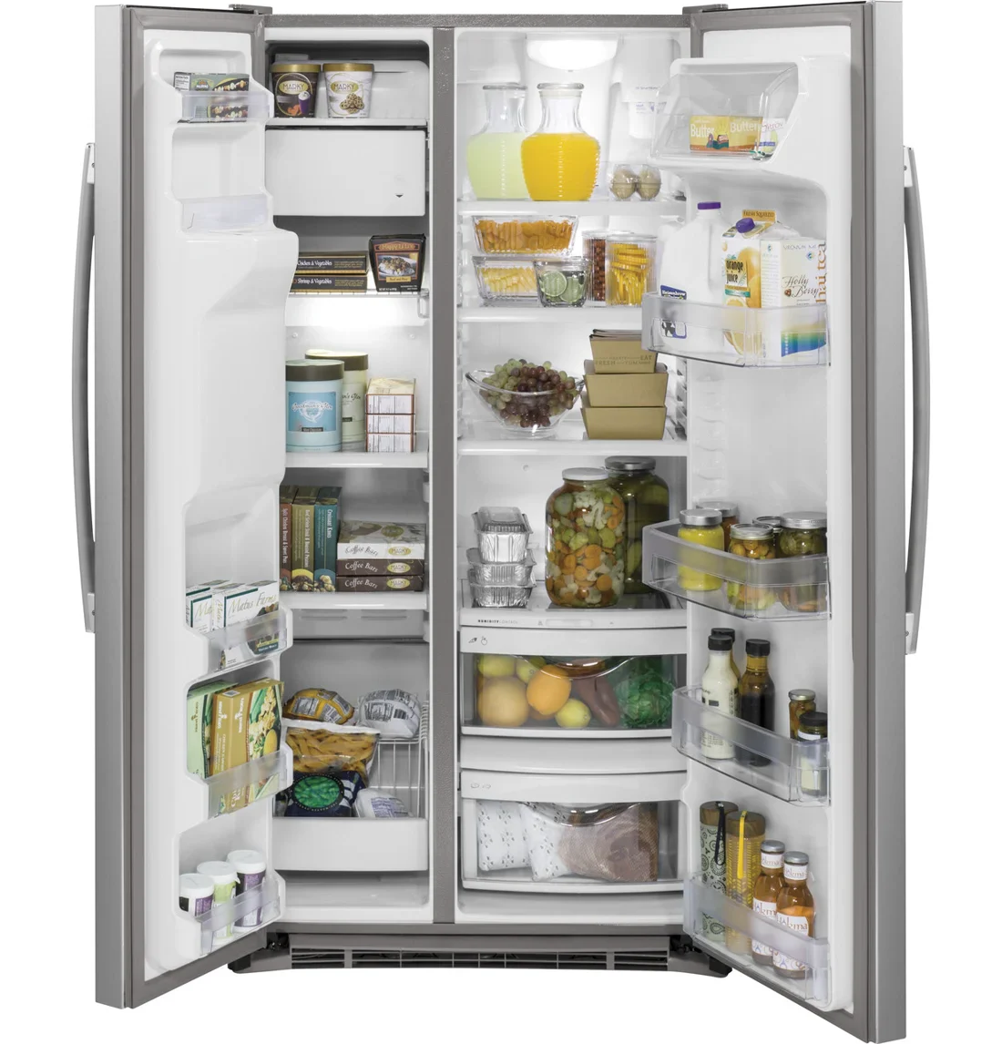 GE GZS22DSJSS Side-by-Side Refrigerator photo 3