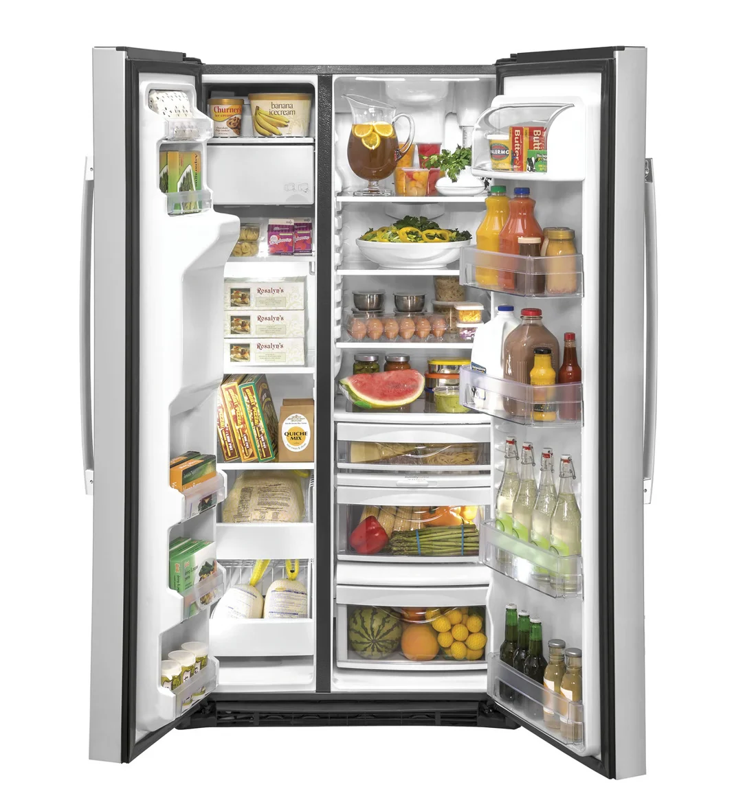 GE GZS22IYNFS Side-by-Side Refrigerator photo 2