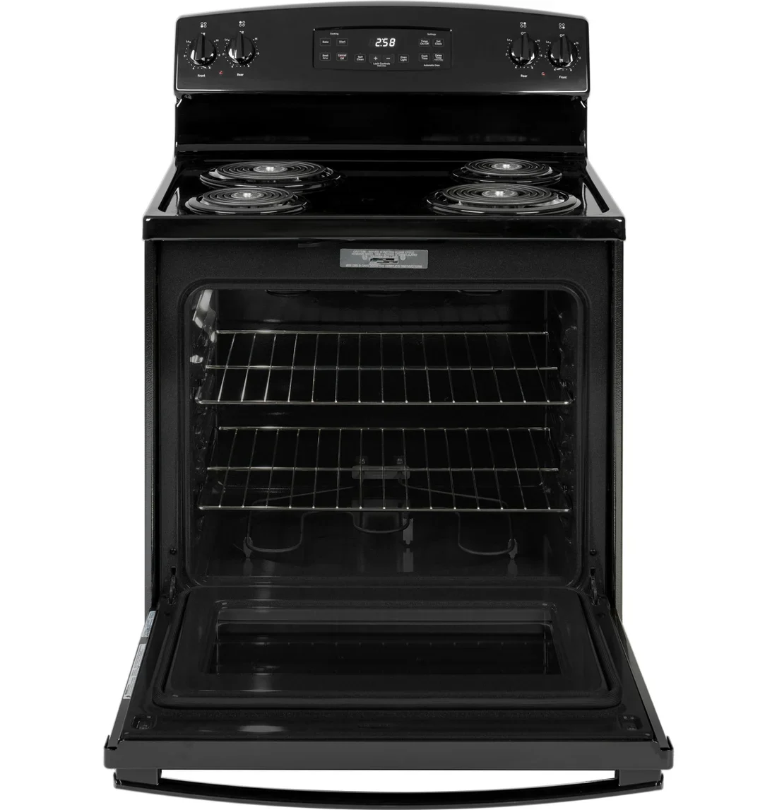GE JB258DMBB Freestanding Electric Range photo 2
