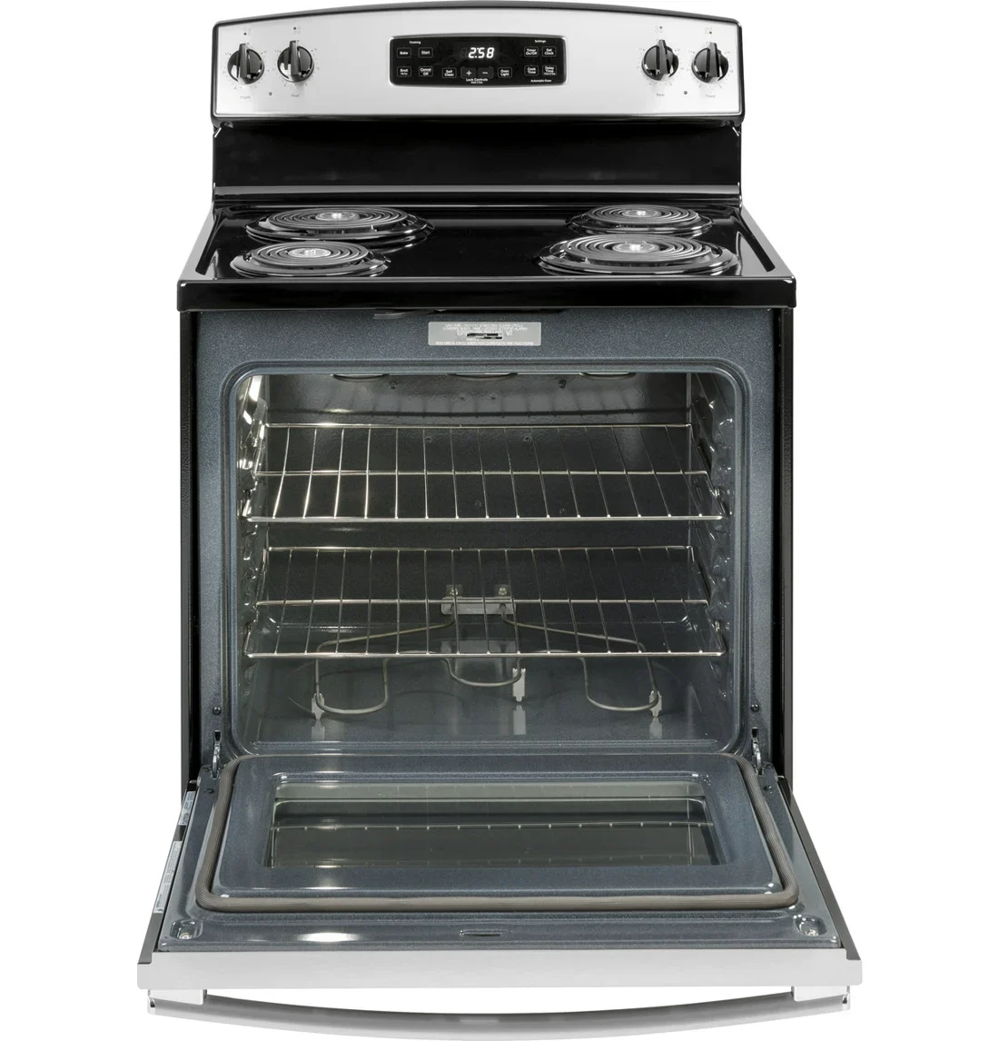 GE JB258RMSS Freestanding Electric Range features