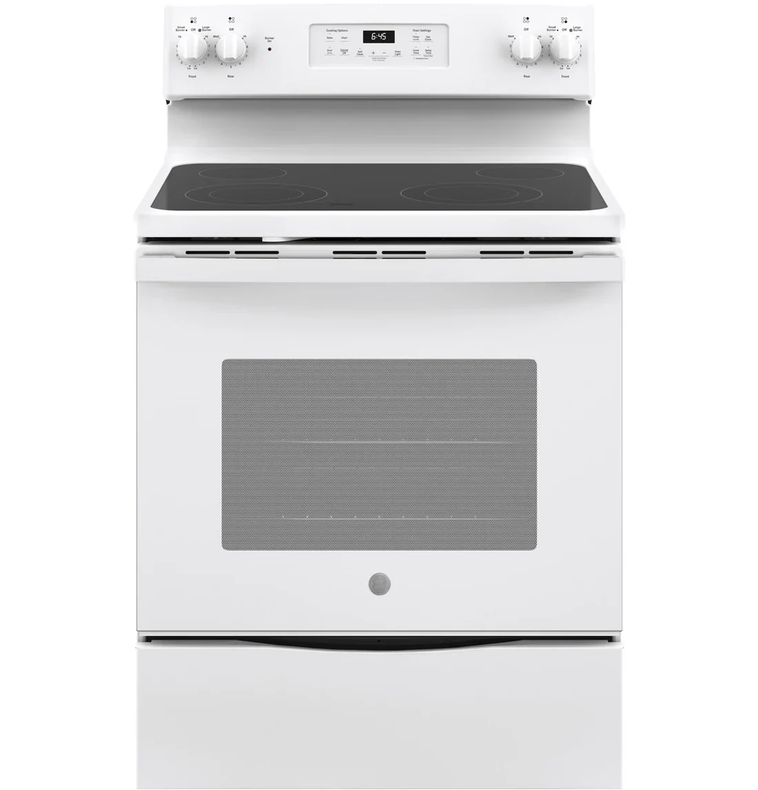 GE JB645DKWW Freestanding Electric Range at Compare Deals Atlanta